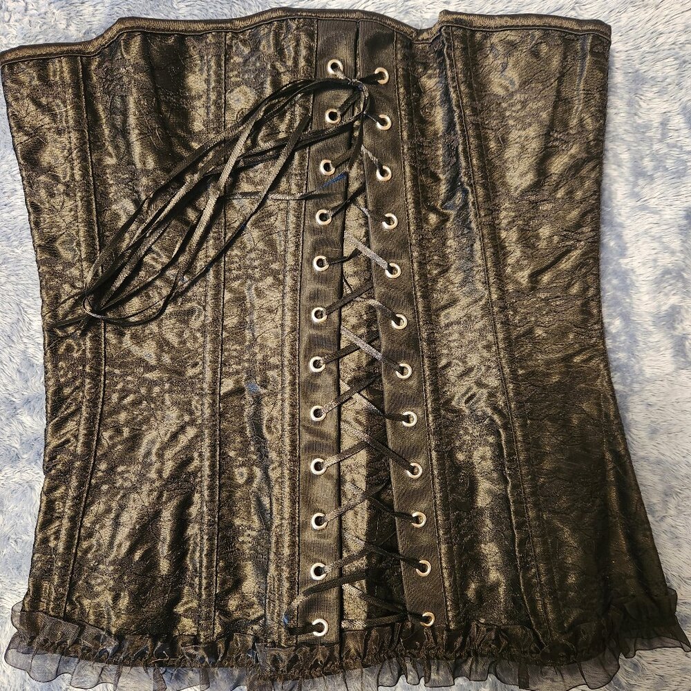 Black Lace Corset Size S